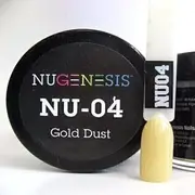 Nugenesis Dipping Powder Nail System Color NU-004 - Gold Dust - 43g