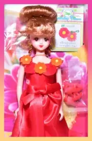 Vtg Takara Japan JENNY Calendar Girl Birthday Gerbera Fashion Doll 11" Barbie
