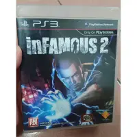 在飛比找蝦皮購物優惠-PS3 惡名昭彰2 中文版 可以正常遊玩