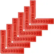 KINJOEK 6 PCS 4 Inch 90 Degree Positioning Squares Right Angle Clamps Woodwor...
