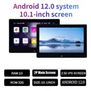 2Pc Car 10.1in HD 1080P Android 12Quad-core Headrest Rear Seat Monitors 1+32G (for: Porsche)