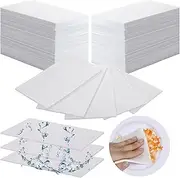 [Sawysine] 100 Pack Eraser Sheets Disposable Thin Cleaning Sponges Sheets Magic Foam Sponge Pads Home Eraser Wipes for Kitchen Shoe Furniture Bathroom Shower Cleaner