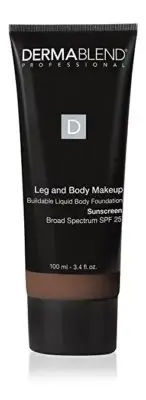 Dermablend Leg and Body Makeup Body Foundation SPF 25 Deep Natural 85N 3.4 oz