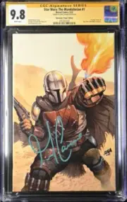 The Mandalorian #1 CGC 9.8 Gina Carano signature series Nakayama virgin variant