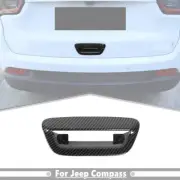 Car Rear Tailgate Handles Cover Trim For Jeep Compass 17-2025 Accessories Carbon (for: Jeep)
