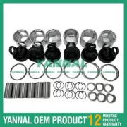 New For Volvo Piston and Ring set D12D Engine Spare Parts EC360CHR excavator