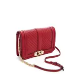 二手REBECCA MINKOFF CHEVRON QUILTED LOVE CROSSBODY