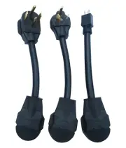 EV Charging Adapter bundle, NEMA 14-30P,10-30P,5-15P to 14-50R Adapter
