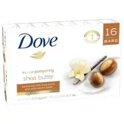DOVE BAR SOAP SHEA BUTTER, 4.75 oz, 16 Bars