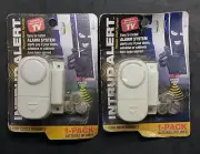 2 INTRUD Alert Intruder or Toddler Home Alarm System (unopened damaged packages)