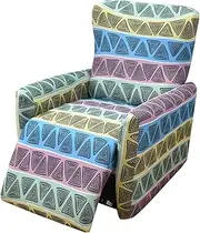 Stretch Recliner Couch Cover 4-Pieces 1Seat Recliner Chair Slipcovers with Pockets Sofa Cover Recliner Lazy Boy Furniture Protector for Living Room (Color : #22)