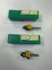 Woodtek | 820011 & 820025 | Router Bits | 1/4” Shank | 1/8 & 1/4 Roundover