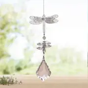 Crystal Suncatcher Prism - Dragonfly Suncatchers for Windows Hanging Rainbow Mak