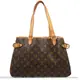 【8.9成新】Louis Vuitton LV M51154 經典花紋時尚橫式購物包現金價$21,800