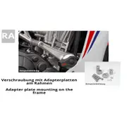 LSL Crash Pad® mounting kit SFV 650 Gladius 09-15, SV 650 16- (RA), black