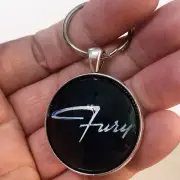 1965-1972 Plymouth Fury Fender Emblem Badge Logo Decal 1.2" Diameter Keychain