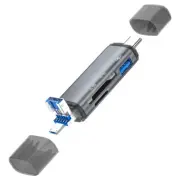 Type C USB Card Reader Adapter for Memory Card Reader Connectors