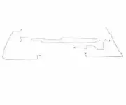 1997 Oldsmobile Aurora Intermediate Brake Line w/Traction Control-AIN9709OM