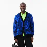 Floral Intarsia Jacquard Cardigan