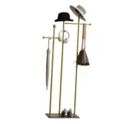 Standing Coat Rack with Marble Base Heavy Duty Clothes Hanger Rack Metal Gold