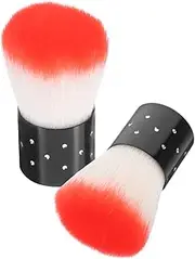 LALADEFIEE Dip Powder Recycling Kit 2pcs Manicure Set Powder Brush Dust Cleaning Brush for Nail Art Accessories Random