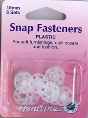 Hangsell Snap Fasteners Sew on Snap Fasteners, Clear