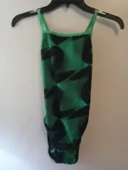 Speedo Women's Endurance+ Flow Control Crossback Swimsuit Size 6/32 Green