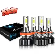 LED Headlight Kit High/Low Beam White 6000K for Toyota Prado J150 2010-2017 (for: Fiat)