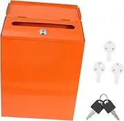 TEHAUX 1 Set Durable Wall Mount Mailbox with Lock Capacity Suggestion Box for Office Factory and Home Use Secure Hanging Mail Box for Letters and Complaints