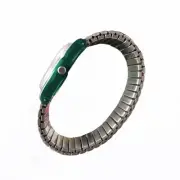 Suitable For Swa Tch Swa Tch Stainless Steel Elastic Watch Strap With Silver