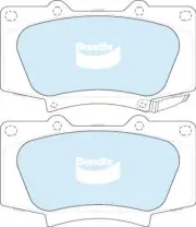 Bendix Heavy Duty Front Brake Pad Set for Toyota Fortuner GUN156 2.8L 1GD-FTV Di