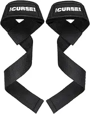 JNX Sports The Curse! Lifting Straps – 23″ Neoprene Wrist Support Weightlifting & Powerlifting Straps for Deadlifts, Rows & Gym Workouts