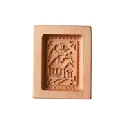 Cookie Mold Sturdy Easy Release Food Grade 3D Funny Wooden Cookie Molds for Christmas 2