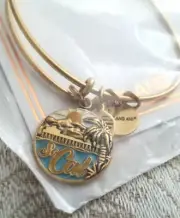 Alex And Ani SoCal Bangle Bracelet Charm New