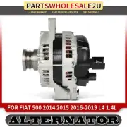 1pc Alternator for Fiat 500 2014-2019 1.4L 120A 12V CW 5-Groove Clutch Pulley (for: Fiat)