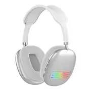 Wireless Earbud Bluetooth Headphone Stereo Over Headset for Travel Workout-White