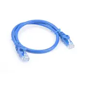8Ware PL6A-0.25BLU Cat6A UTP Snagless Ethernet Cable - 25cm - Blue [PL6A-0.25BLU]