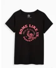 Torrid Sriracha Hot Sauce Tee Rooster Ringer Some Like It hot Plus Size 00 Rare