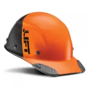 LIFT Safety HDC50C-19 DAX 50 Carbon Fiber Cap Style Hard Hat - Ratchet Orange