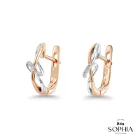 在飛比找Yahoo奇摩購物中心優惠-SOPHIA 蘇菲亞珠寶 - 維拉 14K金 鑽石耳環