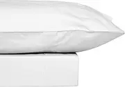 Bas Phillips Mega Queen White - Bamboo Cotton Sheet Set, 245 x 210cm/ Pillowcase x 2/48 x 73 x 15cm