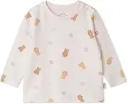 gelato pique(ジェラート ピケ) PBCT244463 Baby Cereal Bear Pattern Long T
