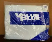 Vintage Beacon Value Plus Utility Blanket, Blue Polyester w/ Nylon Binding NOS
