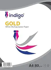 Indigo® A4 White Multipurpose Copier Paper – 80GSM, 100 Sheets | Compatible with Inkjet, Laser & Copier Printers | Smooth Finish for Home, Office & School Use