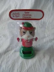 NEW Solar Powered Dancing Merry Christmas Santa Claws Cat Kitty Bobble Head Toy