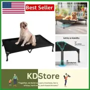 Washable Elevated Dog Bed, Lightweight Portable Cot for All Breed Sizes