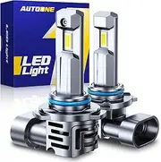 AUTOONE 9005 Bulbs 24000 lumens 7 Times brighter than halogens 6500k hb3 bulbs