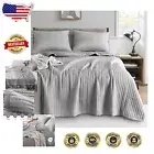 Luxurious King Size Quilt Bedding Set - 300 Thread Count, Machine Washable
