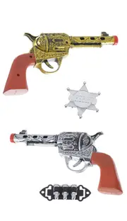 Western Hero Cowboy Sheriff Novelty Revolver Set