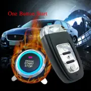 Car Keyless Entry Engine Start Alarm System Push Button Remote Starter Stop Auto